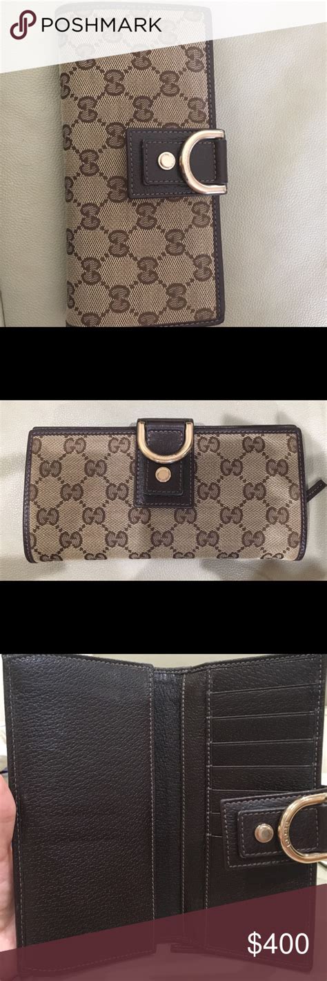 gucci monogram fold wallet|women authentic Gucci wallets.